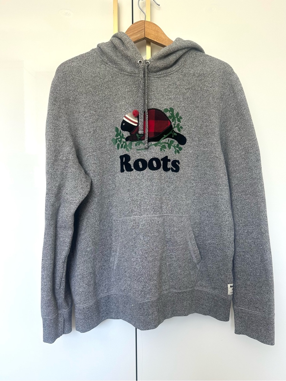 Roots Cabin Collection beaver Hoodie plaid XL